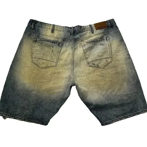 Jordan Craig Shredded Lager Men Shorts J3164SX Size 44 Blue Grunge Rock - Picture 2 of 16